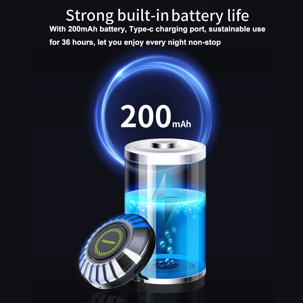 Car Music Rhythm Sound Control Colorful LED Light With Fragrance Holder